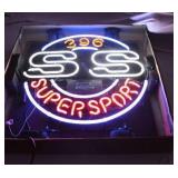 Neon "396 SS Super Sport" sign