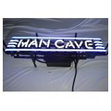Neon "Man Cave" sign