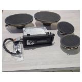 New Pioneer Sound system, speakers, remote control.