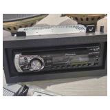 New Pioneer Sound system, speakers, remote control.