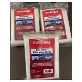 Lot of 3 Evercoat Sea-Glass Fiberglass Cloth Packs