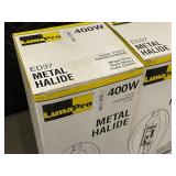 Mil 5 - LumaPro 400W Metal Halide Lamps ED37, Mogul Base, 2 Boxes