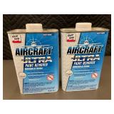 Mil 5 - 2 Klean-Strip Aircraft Ultra Paint Remover Cans (1 Quart Each)