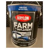 BT 1 - Krylon Farm and Implement Enamel Paint, Ford Blue, 1 Gallon