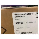 Mpls - Dynacoat Basecoat SB MM P41 Green Mica - 11 Cans 1 Quart Each