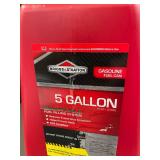 Mpls - Briggs & Stratton 5 Gallon Gasoline Fuel Can