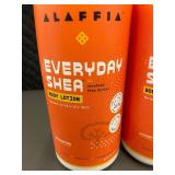 Set of 2 Alaffia Everyday Shea Body Lotion Unscented 16 fl oz Bottles