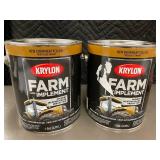 2 gal Krylon Farm Implement Enamel Paint New Equipment Yellow