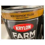 2 gal Krylon Farm Implement Enamel Paint New Equipment Yellow