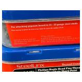 SteelLinx Drywall Construction Screws, Bugle Head, #8 x 2-1/2 in, 5 Packs