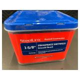 SteelLinx Phosphate Drywall Nails, 1-5/8 in, 5 lb Tub