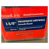 SteelLinx Phosphate Drywall Nails, 1-5/8 in, 5 lb Tub