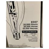 LumaPro 400W Metal Halide Lamps ED37, Mogul Base, 2 Boxes