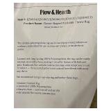 Flower Shaped Blue Polypropylene Throw Rug