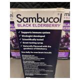 Lot of 4 Sambucol Black Elderberry Syrup Dietary Supplement 7.8 fl oz Each