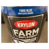 BT 1 - Krylon Farm and Implement Enamel Paint, Ford Blue, 1 Gallon