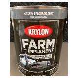 BT 2B - Krylon Farm and Implement Paint, Massey Ferguson Gray, 1 Gallon