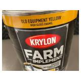 BT 2B - Krylon Farm and Implement High Gloss Enamel Paint, 1 Gal - Old Equipment Yellow
