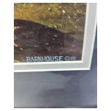 Dave Barnhouse Framed Motorcycle Print "Let the good times roll"