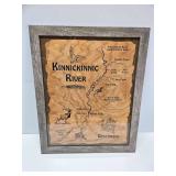 Kinnickinnic River Framed Map - Wisconsin