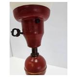 MCM table lamp - milk glass shade