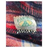 Very Nice Vintage FARIBO MILLS Wool Blanket