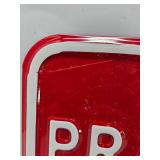 Metal Embossed Sign - "Prairie Rose God