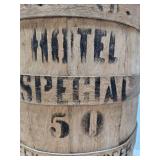 Antique Cheek-Neal Company Wooden Coffee Barrel - Houston, TX