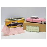 FIFTIES Pink Cadillac Sedan Tin Toy Friction Car