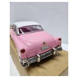 FIFTIES Pink Cadillac Sedan Tin Toy Friction Car