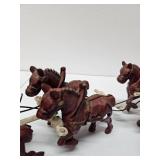Cast Iron Horse Drawn Wagon