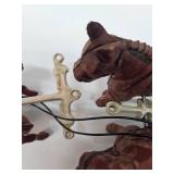 Cast Iron Horse Drawn Wagon