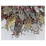 Vintage Homemade Hand Cut Metal Flower - 1970