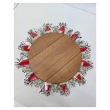 Vintage Homemade Hand Cut Metal Flower - 1970