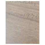 Vintage Homemade Hand Cut Metal Flower - 1970