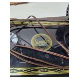 Vintage Simplex S Sewing Machine with Carrying Case