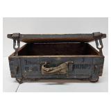 Vintage Russian Military Wooden Ammunition Box / Crate