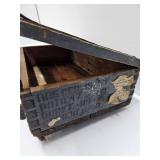 Vintage Russian Military Wooden Ammunition Box / Crate
