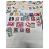 Vintage Postal Stamp Lot
