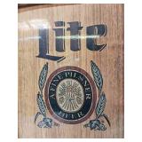 Miller Light Wooden Beer Signs - Lot of 3