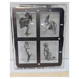 1960 Elvgren Pin-Up Girls Pre-Production Glass Printing Plate