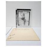 1961 Elvgren Pin-Up Girl on Roof Pre-Production Glass Printing Plate