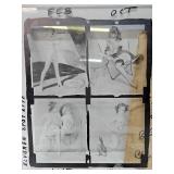 1962 Elvgren Pin-Up Girls Pre- Production Glass Printing Plate