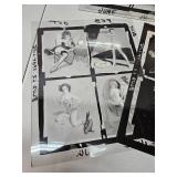 1962 Elvgren Pin-Up Girls Pre- Production Glass Printing Plate