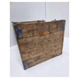 Vintage Minneapolis Gas Company Folding Wooden Box