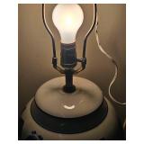 Mid Century Blue and White Asian Theme Ginger Jar Table Lamp