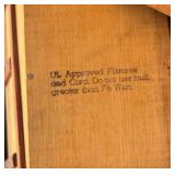 Excellent Clean Working Condition Vintage Covered Wagon Lamp