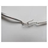 Beautiful Southwestern Navajo Braided Sterling Silver Necklace