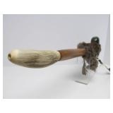 Excellent Native American Made Pipe w/Large & Impressive Carved Stone Pipe Head #2