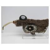 Excellent Native American Made Pipe w/Large & Impressive Carved Stone Pipe Head #2